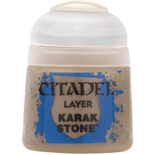 Citadel Games Workshop Colour Layer: Karak Stone (12ml) Paint Multi