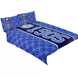 Chelsea FC Established Double Duvet Set (One Size) (Blue)