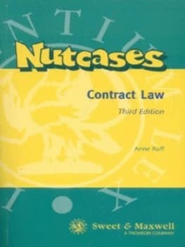 Contract Law by Anne R Ruff Paperback