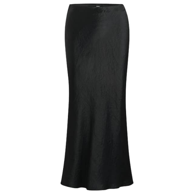 Boss Womens Vesatie Jersey Skirt Black female 6 (XS)