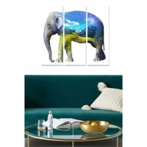 MDF408237970 Multicolor Decorative MDF Painting (3 Pieces)