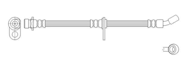 K&K FT0495 Brake Hose Banjo Brake Hose (83)