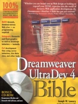 Dreamweaver Ultradev Bible by Joseph Lowery Paperback