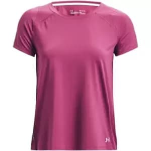 Under Armour Iso-Chill Run Short Sleeve Running Top Ladies - Red
