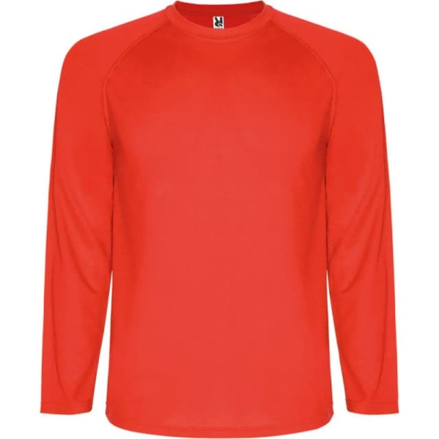 ROLY Montecarlo Long-Sleeved Sports T-Shirt in Red Size: 4 Years Red Unisex 4 Years