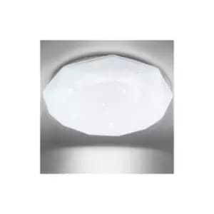 ExtraStar 12W LED Diamond Ceiling Light, 26cm (dia), 6500K Daylight