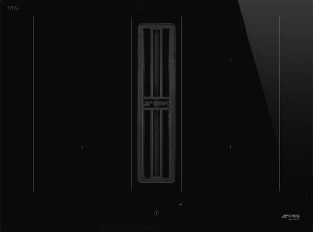 Smeg Universal HOBD472D2 70cm Induction Extractor Hob - Black - For Ducted/Recirculating Ventilation