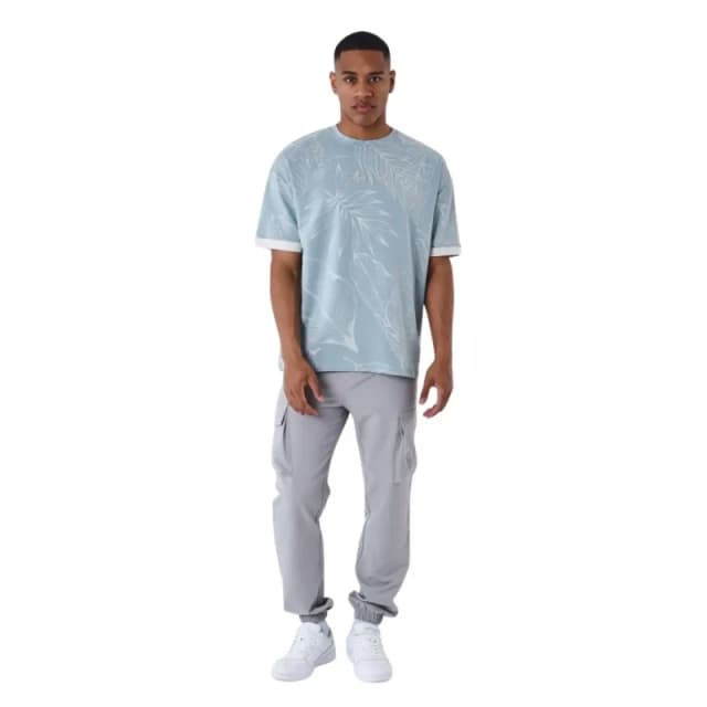 Project X Paris Printed T-Shirt Project X Paris Luxuriant Bleu Male XS