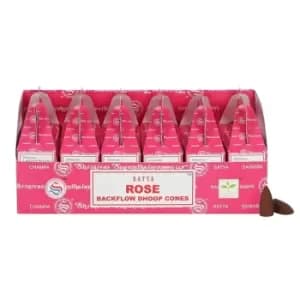 Rose Backflow Dhoop Cones by Satya