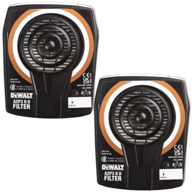 DEWALT Respiration A2P3 R D Combination Respirator Filters DXIR1A1A2P3