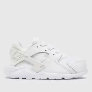 Nike White Huarache Run Toddler Trainers