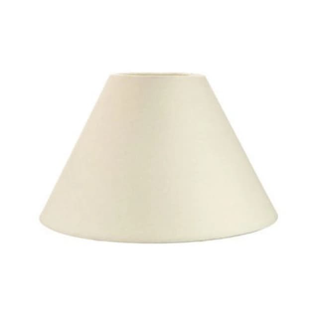 Happy Homewares Traditional 10 Cream Cotton Coolie Lampshade Suitable For Table Lamp Or Pendant