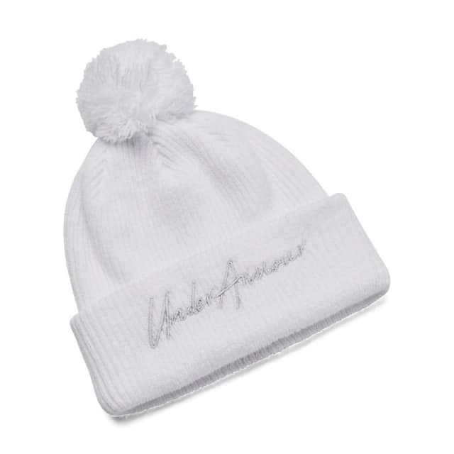 Under Armour Halftime Pom Beanie - White White M