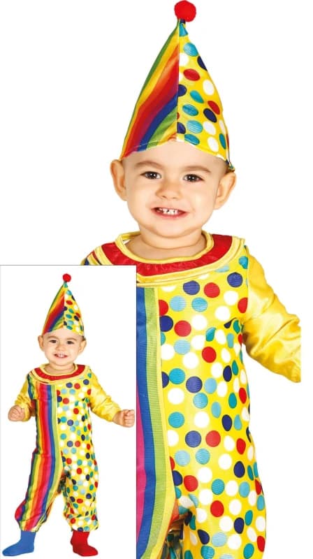 Fiestas Guirca Fancy Dress Baby Clown, 18-24 Months, Multi CLG-FG85972