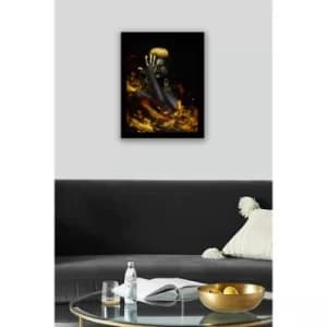 SC0098 Multicolor Decorative Framed MDF Painting