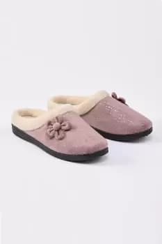 Flower Mule Slippers
