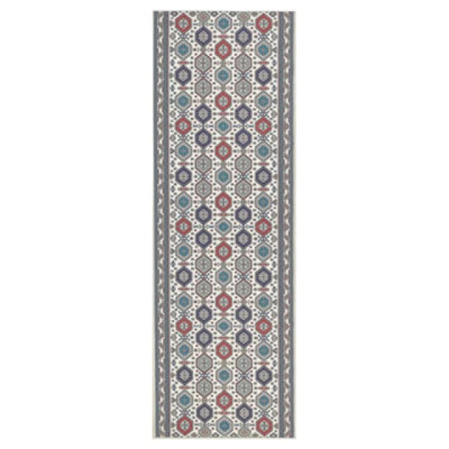 Beliani Rug Hacilar Multicolour 80 X 240 Cm