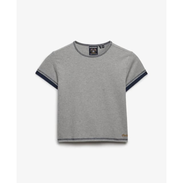 Superdry Womens T-Shirt Superdry Athletic Essentials Gris Female L