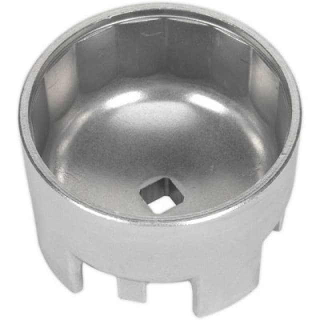 Loops 87mm Oil Filter Cap Wrench - 16 Flutes - 1/2" Sq Drive - Aluminium Alloy Multi