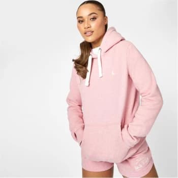 Jack Wills Astbury Pheasant Logo Hoodie - Pink Marl