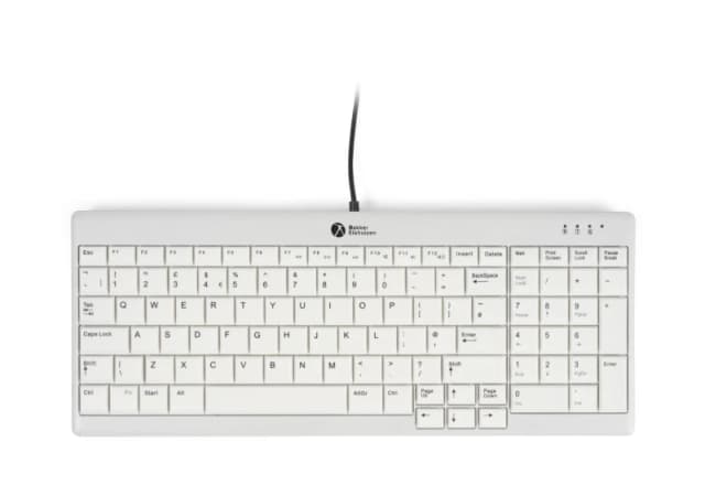 Bakkerelkhuizen Ultraboard 960 Compact Standard Keyboard USB-A/C V2 Wired Grey BNEU960V2UK