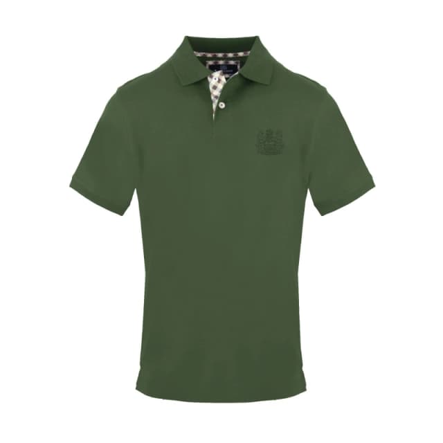 Aquascutum Mens Polo Short Sleeve Polo Shirt - Green Male S