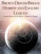 brown driver briggs hebrew and english lexicon