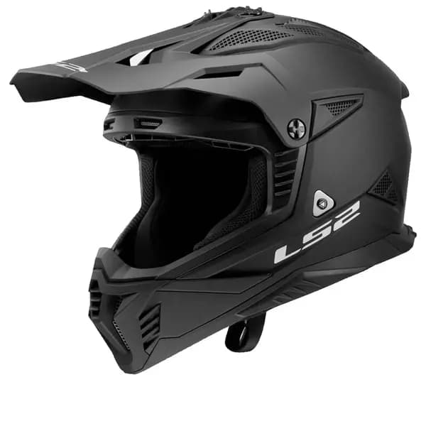 LS2 MX708 Fast II Solid Matt Black Offroad Helmet Size M