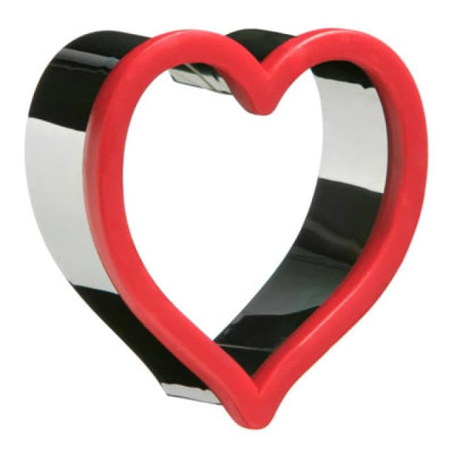 Premier Housewares Coloured ABS Heart Cookie Cutter Red
