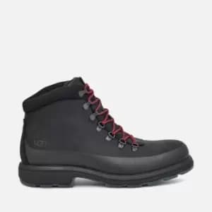 UGG Biltmore Waterproof Rubbed-Trimmed Leather Hiking-Style Boots - UK 10
