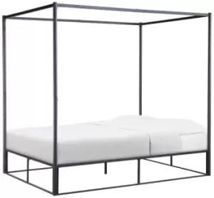 Birlea Farringdon 4 Poster Kingsize Bed Frame - Black