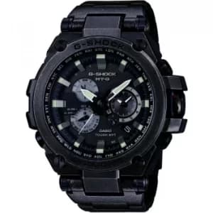 Mens Casio G-Shock Premium MT-G Aged Silver Alarm Chronograph Radio Controlled Watch