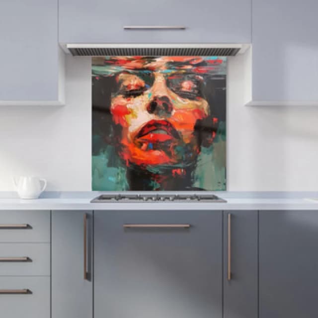 Warren Reed - Designer Watercolor Leaves Tea Towel in Green Green Unisex