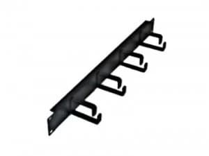 Dynamode 1u 19" Cable Management Panel With Rings