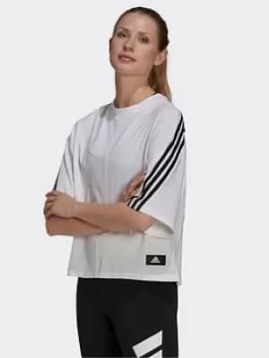 adidas Sportswear Future Icons 3-stripes T-Shirt, Blue, Size 2Xs, Women