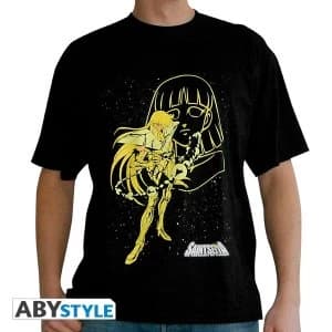 Saint Seiya - Virgo Shaka Mens X-Small T-Shirt - Black