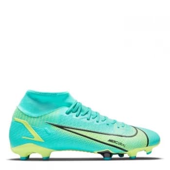 Nike Mercurial Superfly Academy DF FG Football Boots - Turquoise/Lime