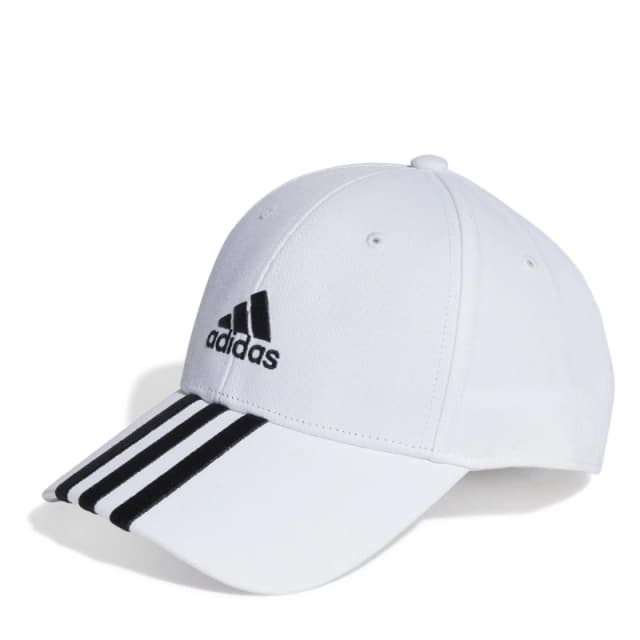 adidas 3-Stripes Cap Juniors - White White Junior