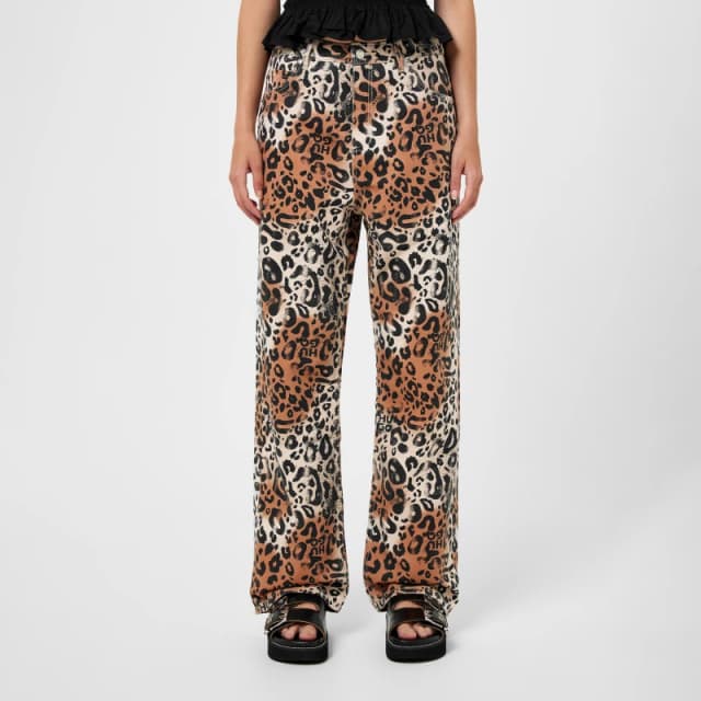 Hugo Hisanna Leopard Trousers - Multi Multi 8