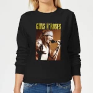 Guns N Roses Axel Live Womens Sweatshirt - Black