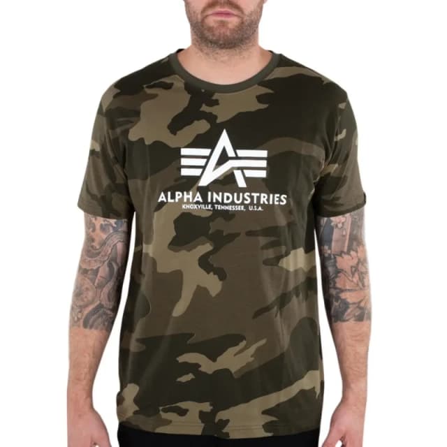 alpha industries T-Shirt Alpha Industries Basic Camo Vert Male L
