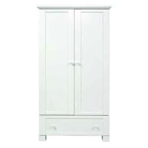 East Coast Nursery Montreal Double Wardrobe White