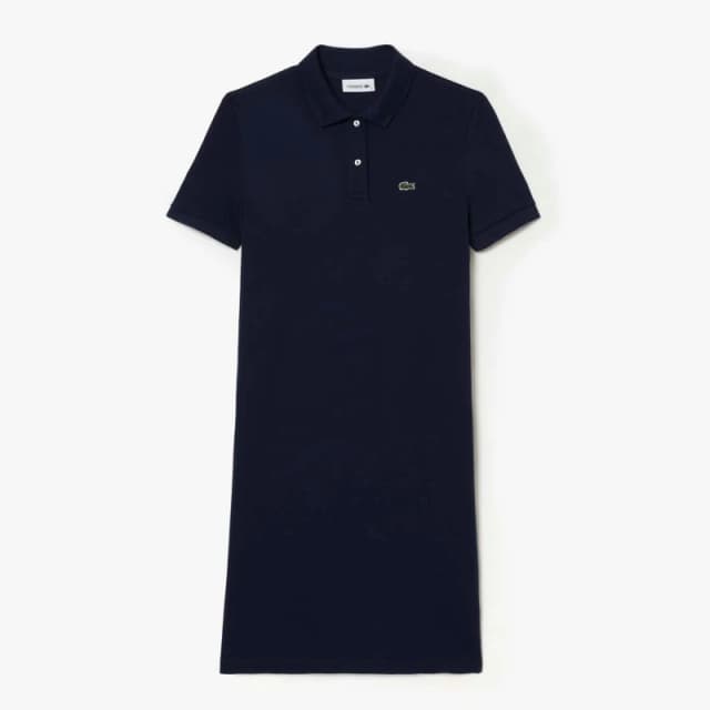 Lacoste Supple Petit Piqu Polo Dress - Blue Blue 8