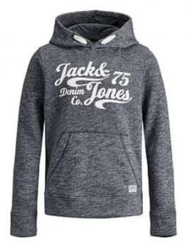 Jack & Jones Junior Boys Panther Hooded Sweat Top - Navy Blazer