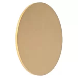 Eklyps LED Modern Wall Light - Ø25cm - LED - 1x8W 3000K - Matt Gold, Brass