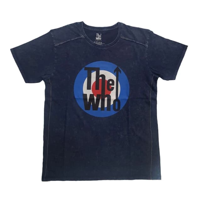 The Who The Who Men Target Logo T-Shirt in Navy Size: Medium Navy M Male 5063425180288