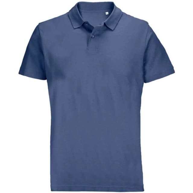 SOL'S Pulse Pique Polo Shirt in Mid Blue Size: Small Mid Blue Unisex S