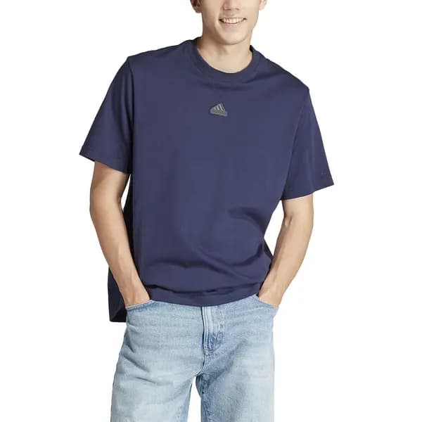 All SZN Cotton T-Shirt with Embroidered Logo and Short Sleeves