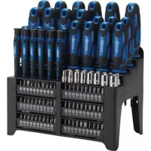 Draper 103 Piece Screwdriver and Bit Set Blue