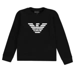 Emporio Armani Eagle Logo Sweater - Black